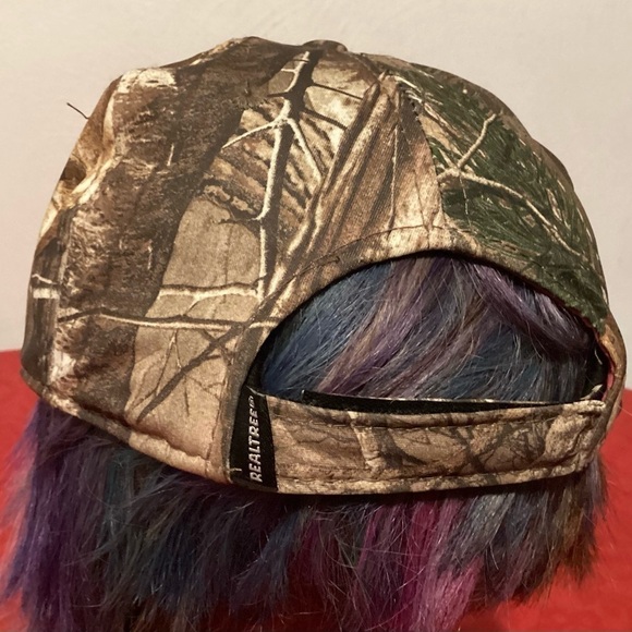 Realtree Hardwoods Sewn Camouflage Hat Hunting Camo One-Size Baseball Cap EUC! - Picture 5 of 7